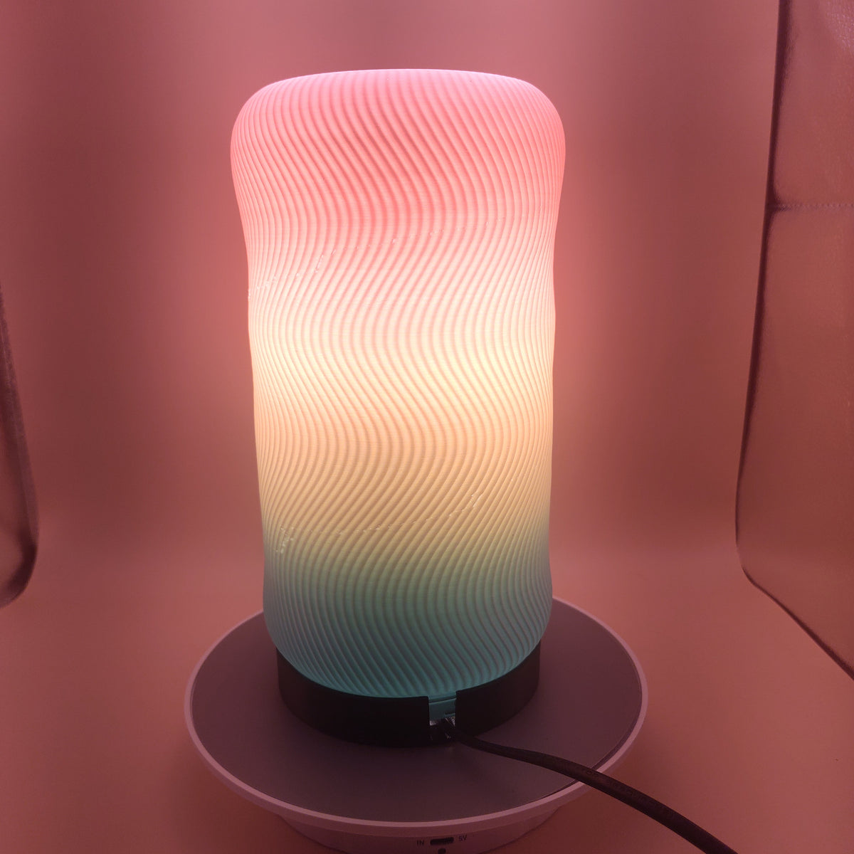 Wave Glow lamp by Kraken.stl