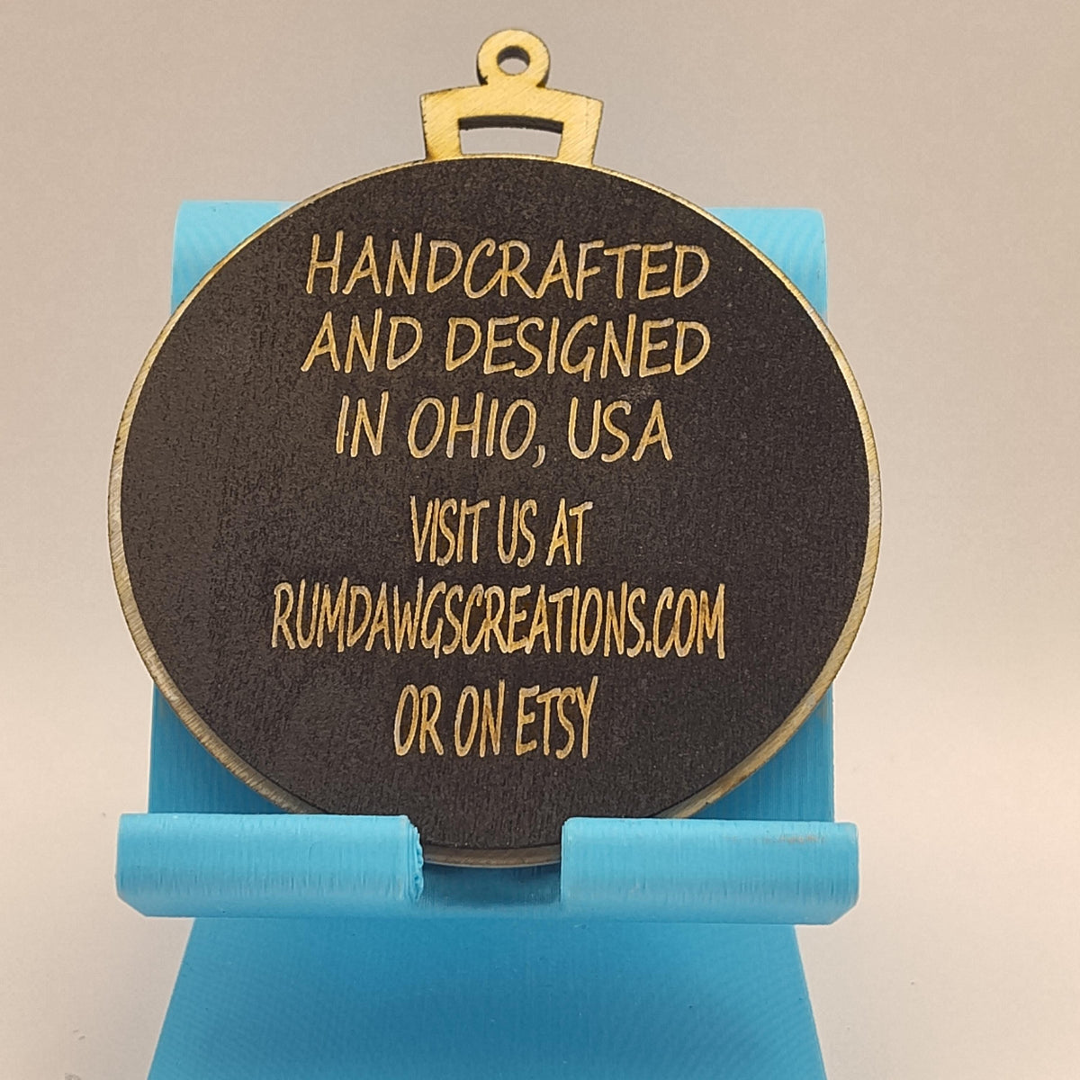 Moose Christmas Ornament with Custom Name, Laser Cut Wood Cabin Winter Scene Bauble, Shimmering Holographic Wildlife Forest Tree Gift
