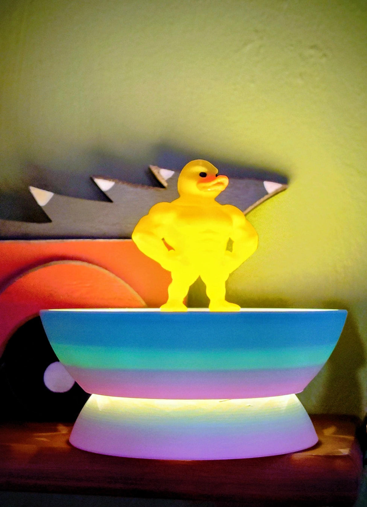 3D Printed COB LED Light Base for Crystals, USB Powered Display Pedestal for Glass Art Figurines, No Hotspot Collectible Miniature Stand