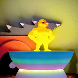 3D Printed COB LED Light Base for Crystals, USB Powered Display Pedestal for Glass Art Figurines, No Hotspot Collectible Miniature Stand