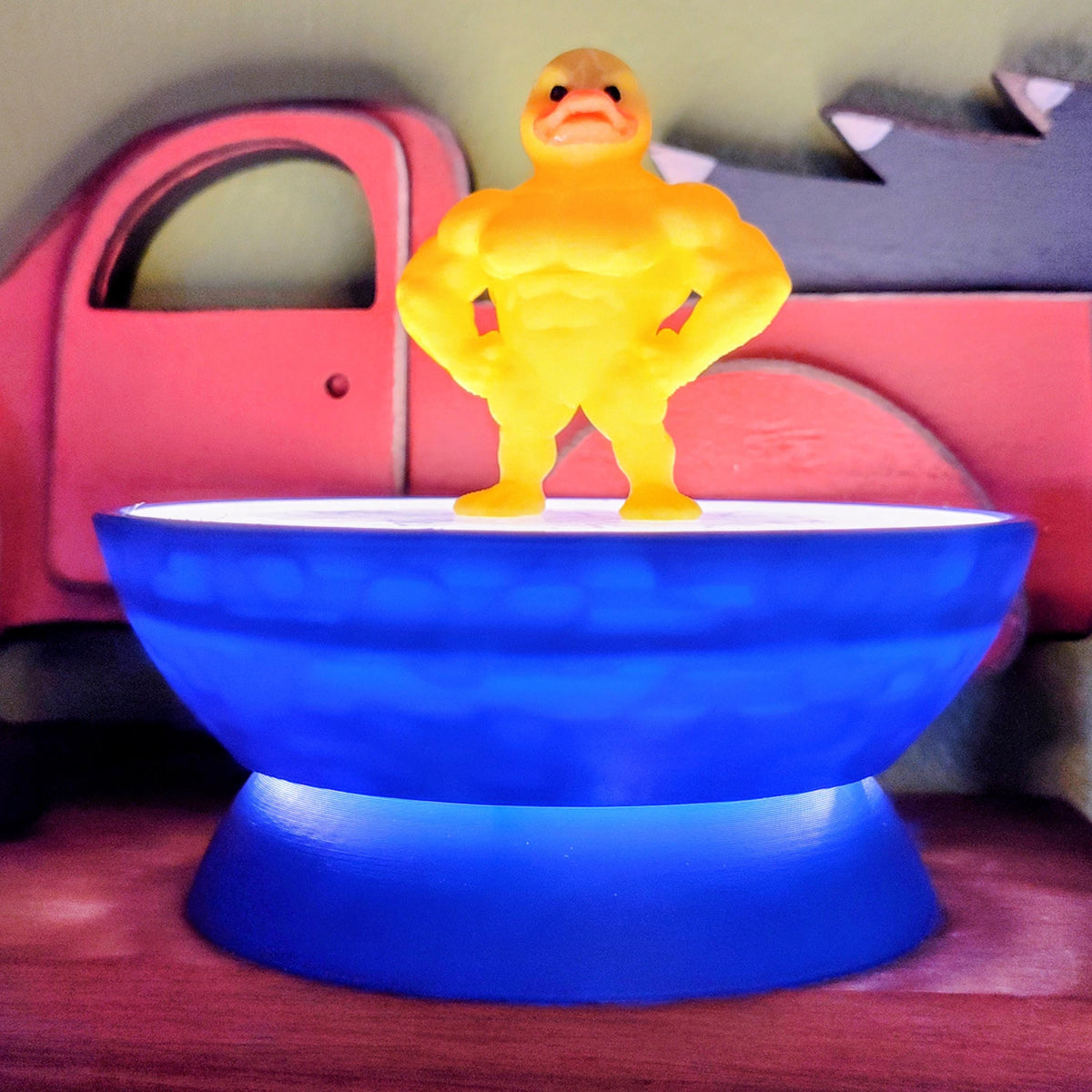 3D Printed COB LED Light Base for Crystals, USB Powered Display Pedestal for Glass Art Figurines, No Hotspot Collectible Miniature Stand