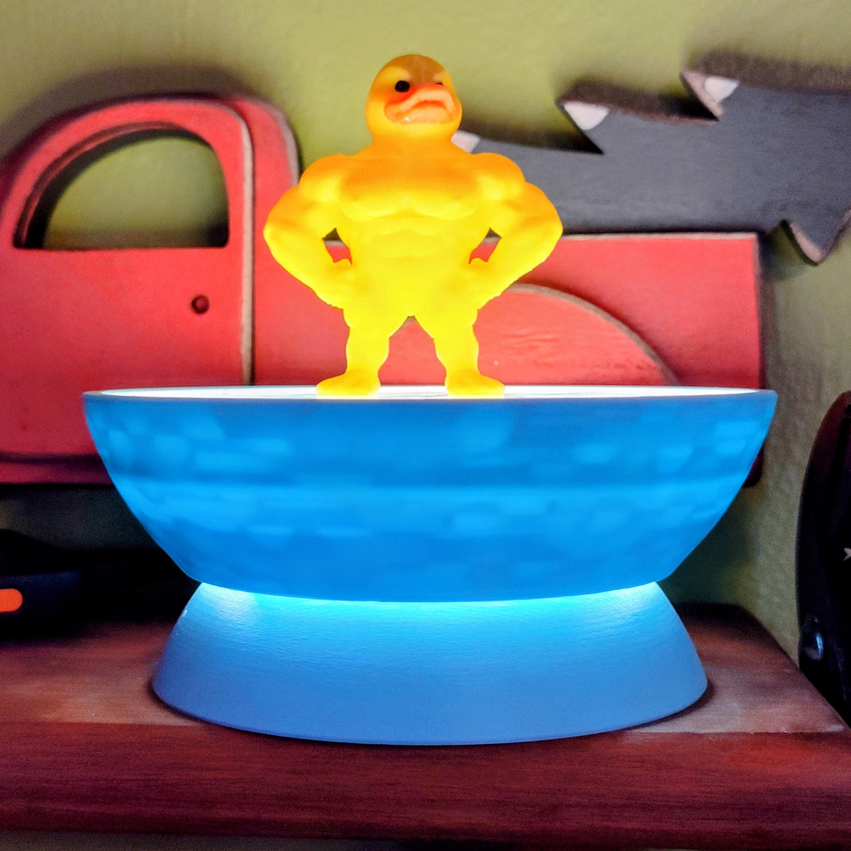 3D Printed COB LED Light Base for Crystals, USB Powered Display Pedestal for Glass Art Figurines, No Hotspot Collectible Miniature Stand