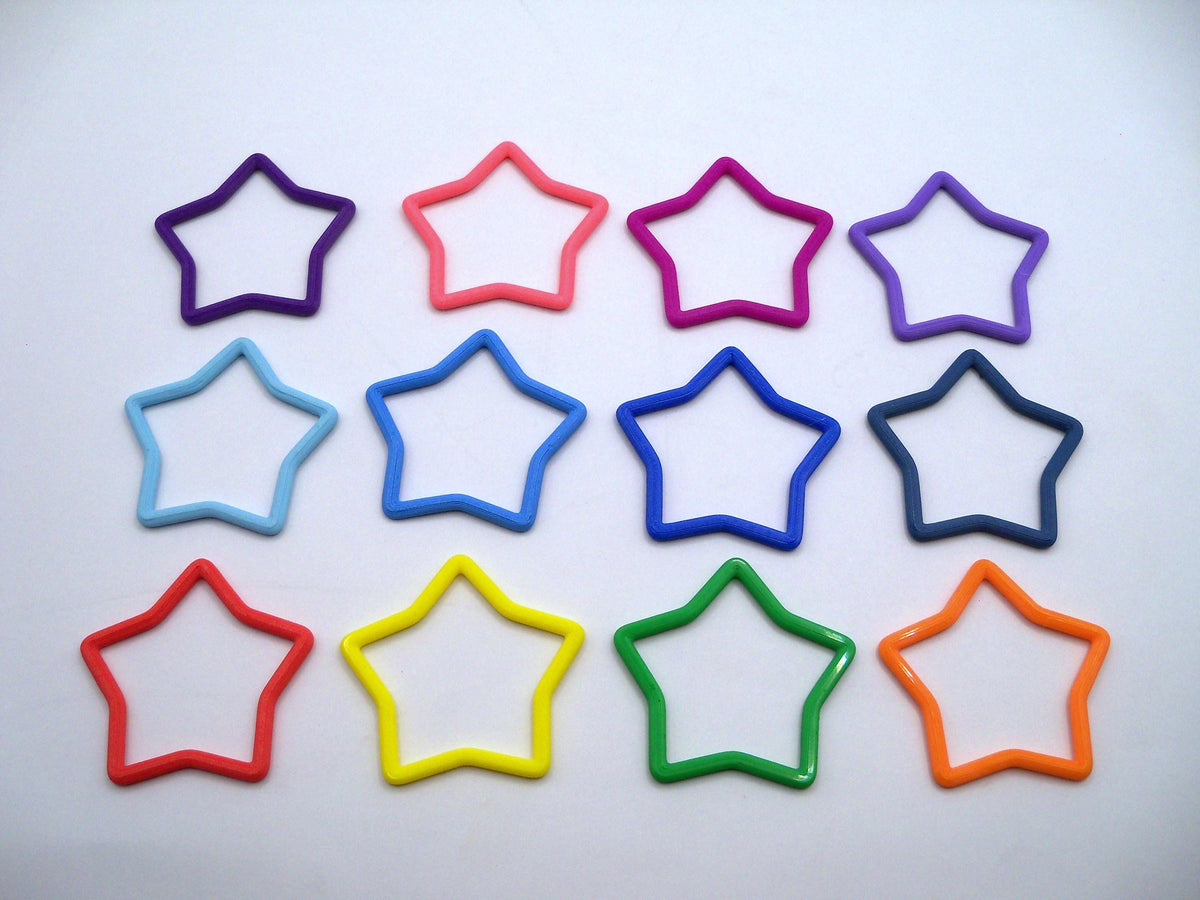 Fun 3D Printed Heart Hoop Earrings