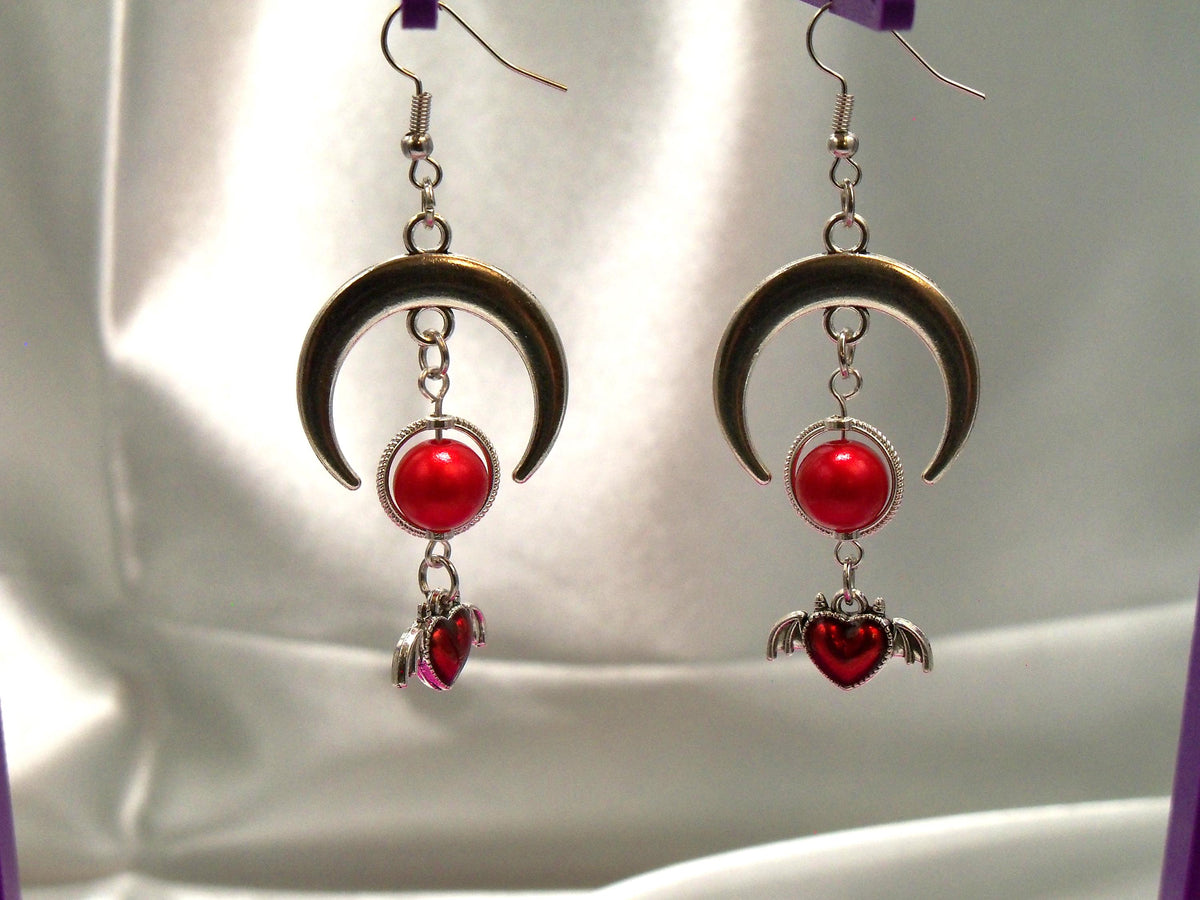 Vampire Moon Earrings