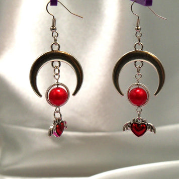 Vampire Moon Earrings