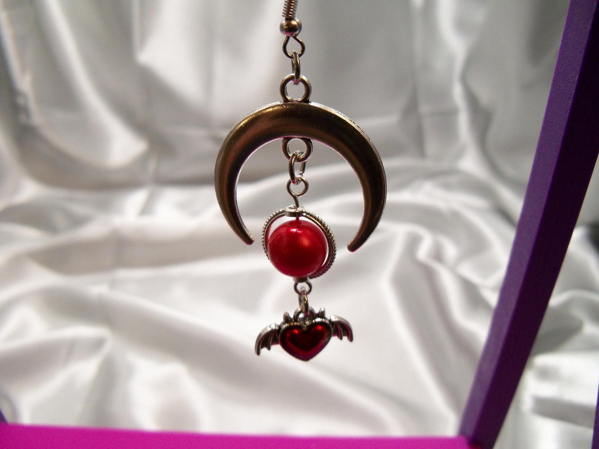 Vampire Moon Earrings
