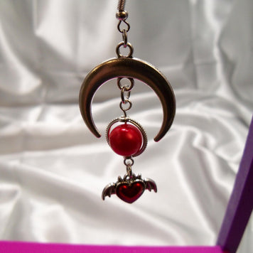 Vampire Moon Earrings