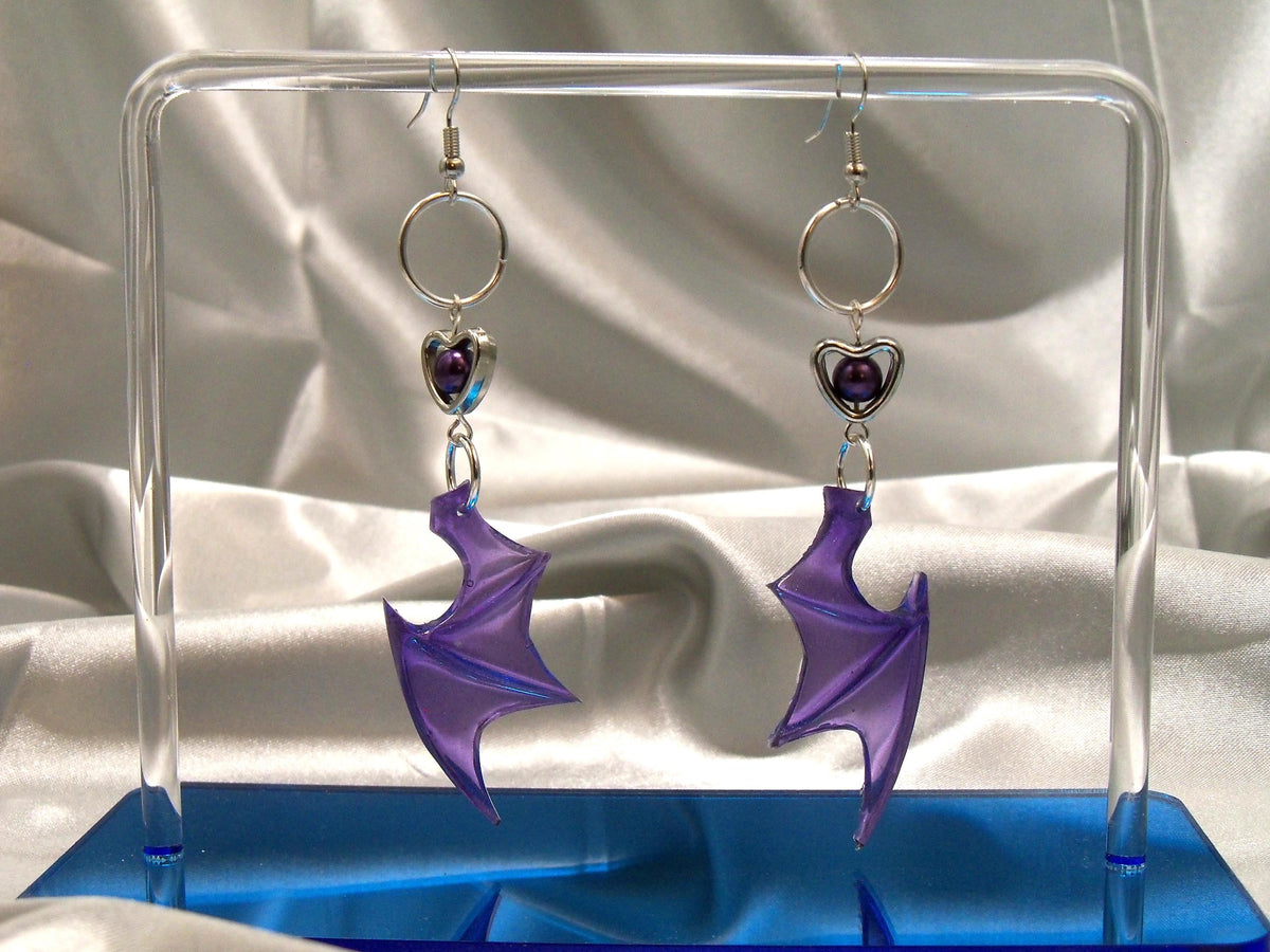 Gothic Bat Wing Earrings