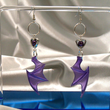 Gothic Bat Wing Earrings