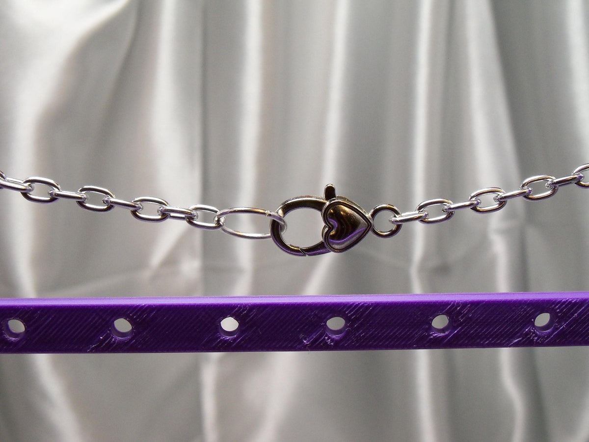 Chunky Heart Chain Necklace