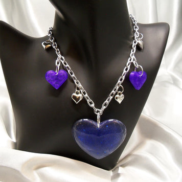 Chunky Heart Chain Necklace