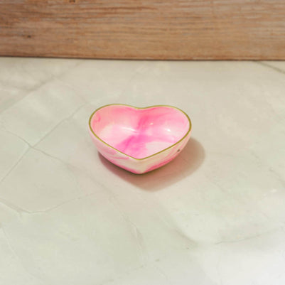 Modern Lotus Ring Dish - Nebula Sanctuary Basin Eco-Resin Bathroom Countertop Jewelry Bowl, Marbled Pastel Trinket Display Plate