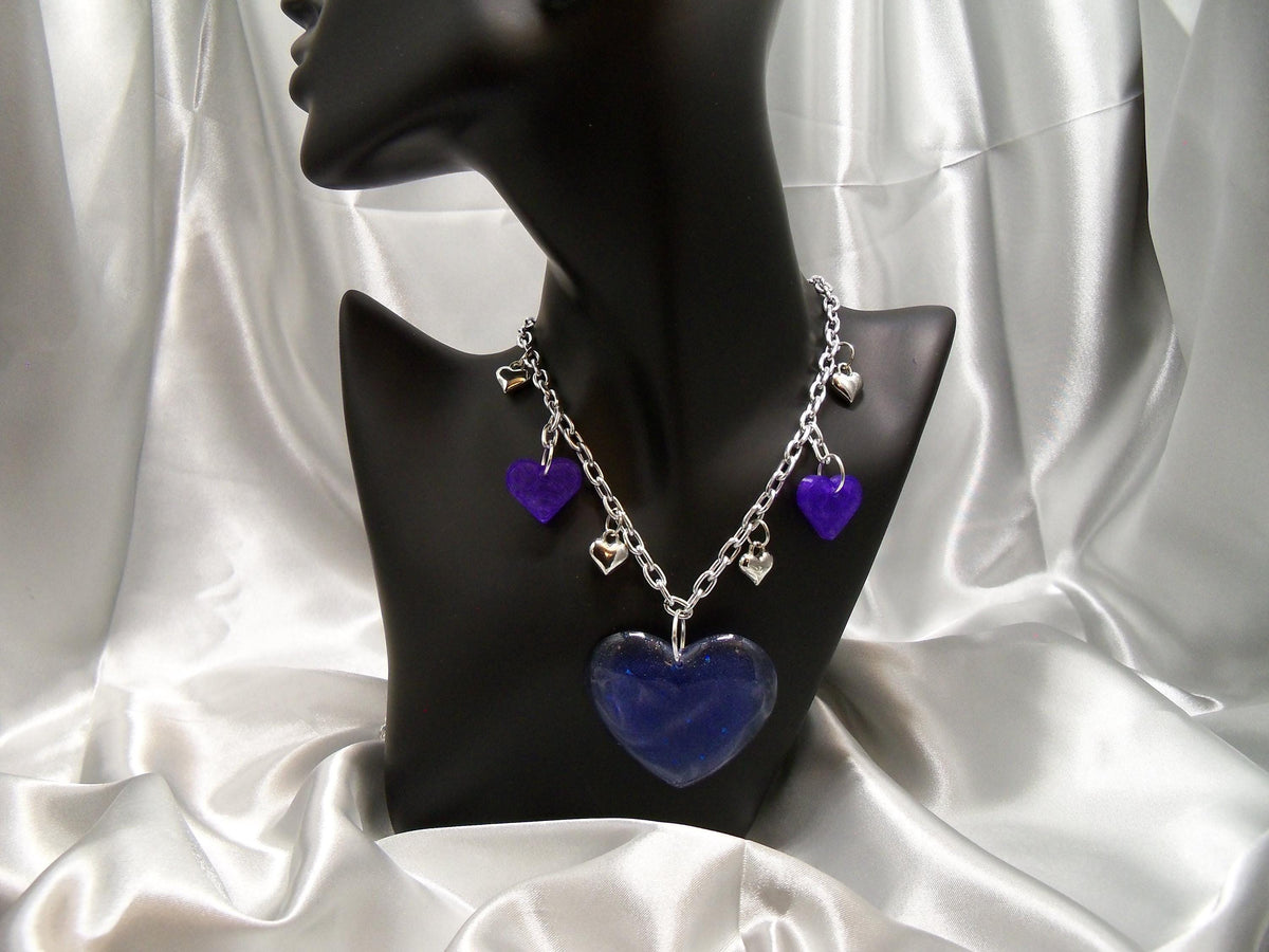 Chunky Heart Chain Necklace