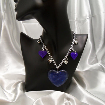 Chunky Heart Chain Necklace