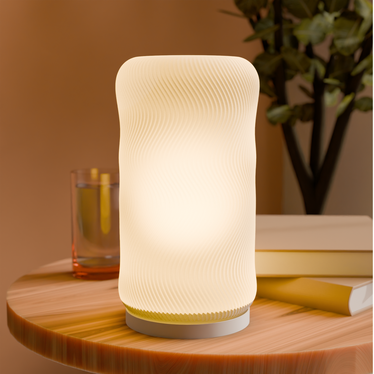 Wave Glow lamp by Kraken.stl
